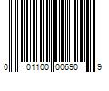 Barcode Image for UPC code 001100006909