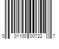 Barcode Image for UPC code 001100007227