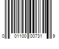 Barcode Image for UPC code 001100007319