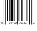 Barcode Image for UPC code 001100007333