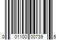 Barcode Image for UPC code 001100007395