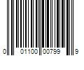 Barcode Image for UPC code 001100007999