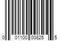 Barcode Image for UPC code 001100008255