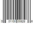 Barcode Image for UPC code 001100008286