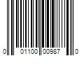 Barcode Image for UPC code 001100009870