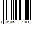 Barcode Image for UPC code 0011017570004