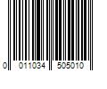 Barcode Image for UPC code 0011034505010