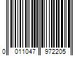 Barcode Image for UPC code 0011047972205