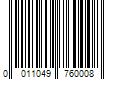 Barcode Image for UPC code 0011049760008