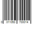 Barcode Image for UPC code 0011053700014