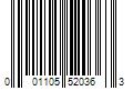 Barcode Image for UPC code 001105520363