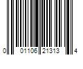 Barcode Image for UPC code 001106213134