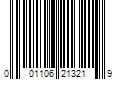 Barcode Image for UPC code 001106213219