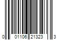 Barcode Image for UPC code 001106213233