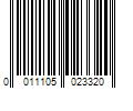 Barcode Image for UPC code 0011105023320