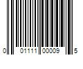 Barcode Image for UPC code 001111000095