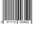 Barcode Image for UPC code 0011110003522