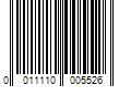 Barcode Image for UPC code 0011110005526