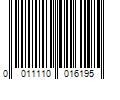 Barcode Image for UPC code 0011110016195