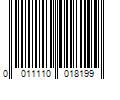 Barcode Image for UPC code 0011110018199