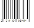 Barcode Image for UPC code 0011110021014