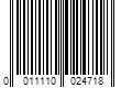 Barcode Image for UPC code 0011110024718