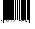 Barcode Image for UPC code 0011110032294