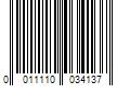 Barcode Image for UPC code 0011110034137