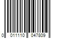 Barcode Image for UPC code 0011110047809