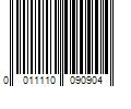 Barcode Image for UPC code 0011110090904