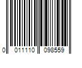 Barcode Image for UPC code 0011110098559