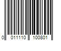 Barcode Image for UPC code 0011110100801