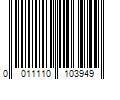 Barcode Image for UPC code 0011110103949