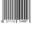 Barcode Image for UPC code 0011110104557