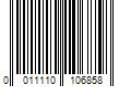 Barcode Image for UPC code 0011110106858