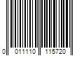 Barcode Image for UPC code 0011110115720