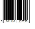 Barcode Image for UPC code 0011110120793