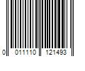 Barcode Image for UPC code 0011110121493