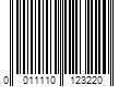 Barcode Image for UPC code 0011110123220