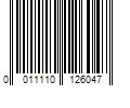 Barcode Image for UPC code 0011110126047