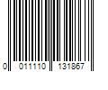 Barcode Image for UPC code 0011110131867