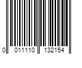 Barcode Image for UPC code 0011110132154