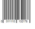 Barcode Image for UPC code 0011110132178