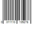 Barcode Image for UPC code 0011110135278