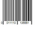 Barcode Image for UPC code 0011110135551