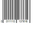 Barcode Image for UPC code 0011110137616