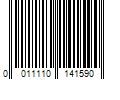 Barcode Image for UPC code 0011110141590