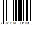 Barcode Image for UPC code 0011110144195