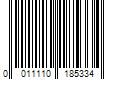 Barcode Image for UPC code 0011110185334