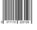 Barcode Image for UPC code 0011110223128